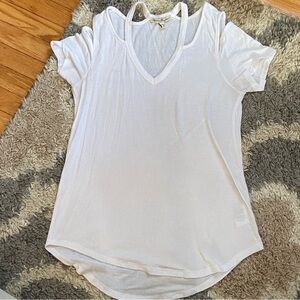 Express Ivory Sleeveless Top